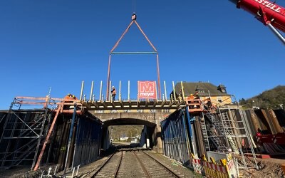 Bahnbrücke, Dausenau