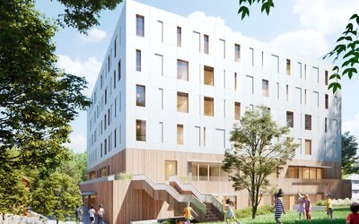 Kita und Bürogebäude, RWTH University Aachen
