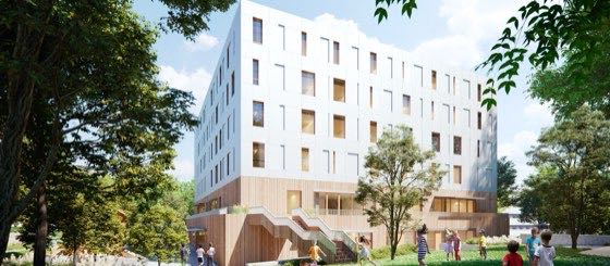 Kita und Bürogebäude, RWTH University Aachen – Bild 1